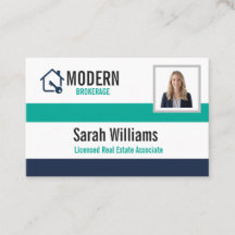 Photo d'agent immobilier moderne