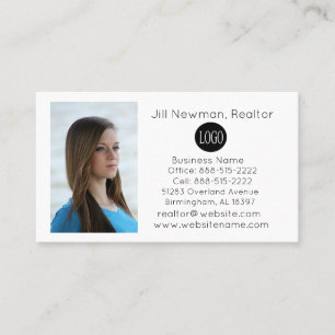 Carte De Visite Photo d'agent immobilier Realtor