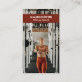 Carte De Visite Photo d'aptitude professionnelle Influenceur des m (Devant)