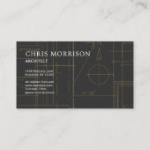 Carte De Visite Photo d'architecte professionnel  (Dos)