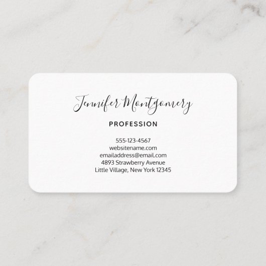 Carte De Visite Photo de 2 ananas sur une plage (Dos)