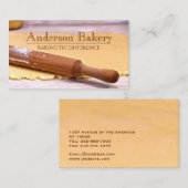 Carte De Visite Photo de boulangerie (Devant / Derrière)