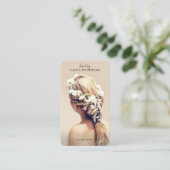 Carte de visite photo de coiffeur moderne (Debout devant)