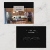 Carte de visite photo de cuisine (Devant / Derrière)