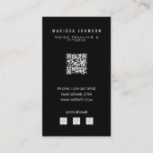 Carte De Visite Photo de formation de poids de l'entraîneur person (Dos)