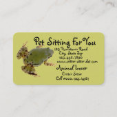 Carte De Visite Photo de grenouille de l'entreprise de soins aux a (Devant)