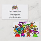 Carte De Visite Photo de groupe (Devant / Derrière)