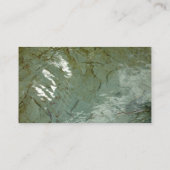 Carte De Visite Photo de la nature de dalles rocheuses couvertes d (Dos)