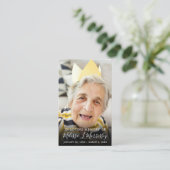 Carte De Visite Photo de la prière funéraire (Debout devant)