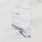 Carte De Visite Photo de l'agent immobilier Marble (Dos)