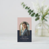 Carte De Visite Photo de l'avocat professionnel Arch (Debout devant)