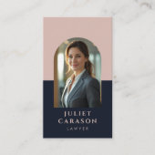 Carte De Visite Photo de l'avocat professionnel Arch (Devant)