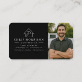 Carte De Visite Photo de l'entrepreneur (Devant)