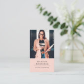 Carte De Visite Photo de l'organisateur d'événements professionnel (Debout devant)