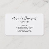 Carte De Visite Photo de Macarons colorés (Dos)