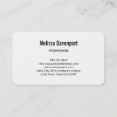 Carte De Visite Photo de Macarons colorés (Dos)