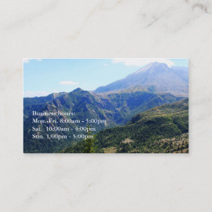 Carte De Visite photo de paysage de montagne et de ciel profession