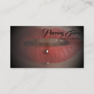 Carte De Visite photo de piercing aux lèvres