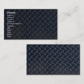 Carte De Visite Photo de plat de diamant (Devant / Derrière)