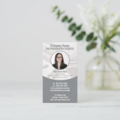 Carte de visite photo de préparation fiscale (Prép (Debout devant)