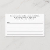 Carte de visite photo de préparation fiscale (Prép (Dos)