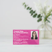 Carte de visite photo de préparation fiscale (Prép (Debout devant)