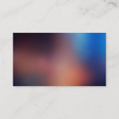 Carte De Visite Photo de profil Marine & Orange Médias sociaux (Dos)