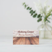 Carte De Visite Photo de sol personnalisée (Debout devant)