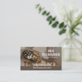 Carte De Visite Photo de Starfish et Seashells (Debout devant)