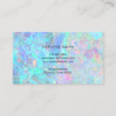 Carte De Visite photo de texture opale (Dos)