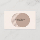 Carte De Visite Photo d'entreprise minimale et professionnelle des (Dos)