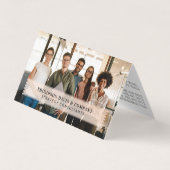 Carte De Visite Photo d'entreprise minimale et professionnelle des (Devant)