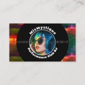 Carte De Visite Photo DJ record Vinyl (Devant)
