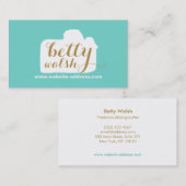 Carte De Visite Photo du logo de la caméra du photographe (Devant / Derrière)