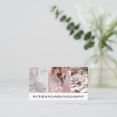 Carte De Visite Photo du service de photographie simple (Debout devant)