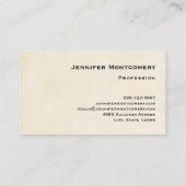 Carte De Visite Photo d'un animal de porcelets roses mignons (Dos)