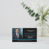 Carte De Visite Photo d'un revendeur latéral (Debout devant)