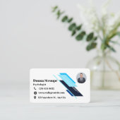 Carte De Visite photo edite (Debout devant)