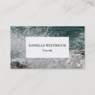 Carte De Visite Photo en mousse de mer