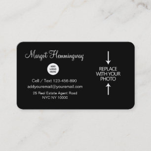 Carte De Visite Photo et immobiliers Businesscards de logo