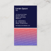 Carte De Visite Photo et ton (Dos)