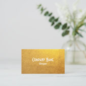 Carte De Visite Photo Gold Foil (Debout devant)