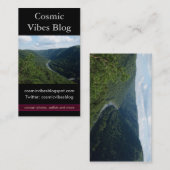 Carte de visite photo Green Mountains (Devant / Derrière)