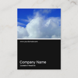 Carte De Visite Photo Half&Half 0185 - Nuages