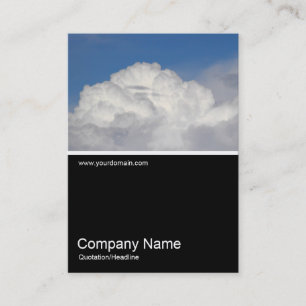Carte De Visite Photo Half&Half 0341 - Cumulonimbus