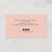 Carte De Visite Photo Immobilier Realtor Moderne (Dos)