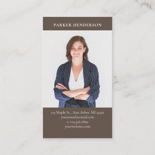 Carte De Visite Photo immobilière professionnelle (Dos)