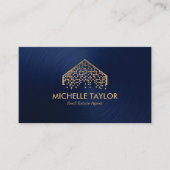 Carte De Visite Photo immobilière professionnelle de la Marine mod (Devant)