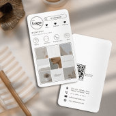 Carte de visite photo Instagram moderne