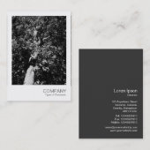 Carte De Visite Photo instantanée 025 - Arbre à plan (Devant / Derrière)